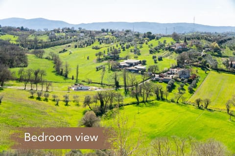 Spring, Day, Natural landscape, Bird's eye view, Mountain view