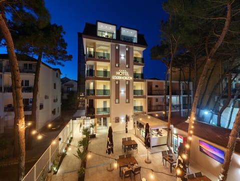 Property building, Night, Location