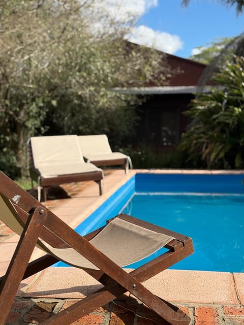 Patio, Day, Pool view, Swimming pool, sunbed