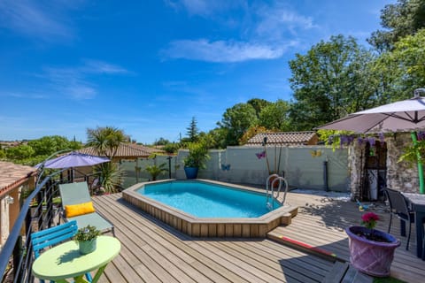 Property building, Living room, Swimming pool