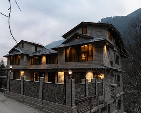 Property building, Natural landscape, Mountain view, River view