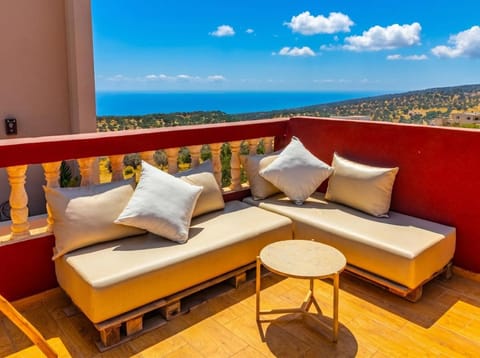 Natural landscape, View (from property/room), Balcony/Terrace, Mountain view, Sea view