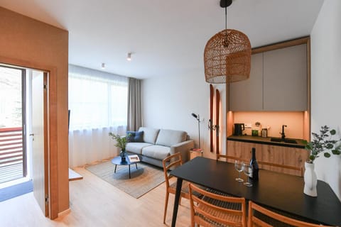 Kitchen or kitchenette, Living room