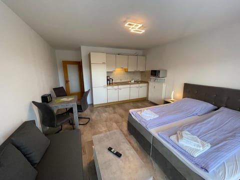 Property building, Living room, Bedroom