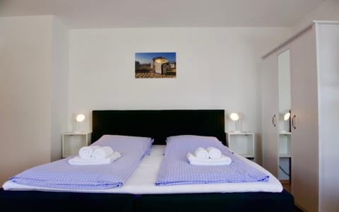 Property building, Living room, Bedroom