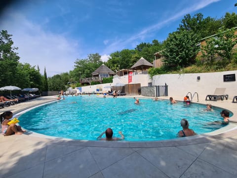 Pool view, sunbed