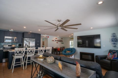 Living room, Evening entertainment, fireplace