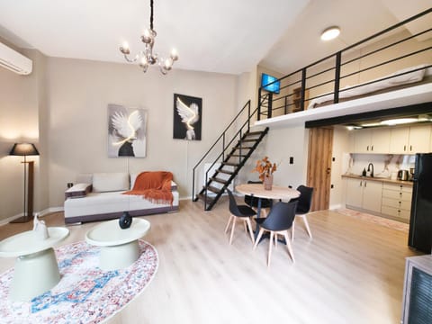 Living room, Seating area, Bedroom, kitchen