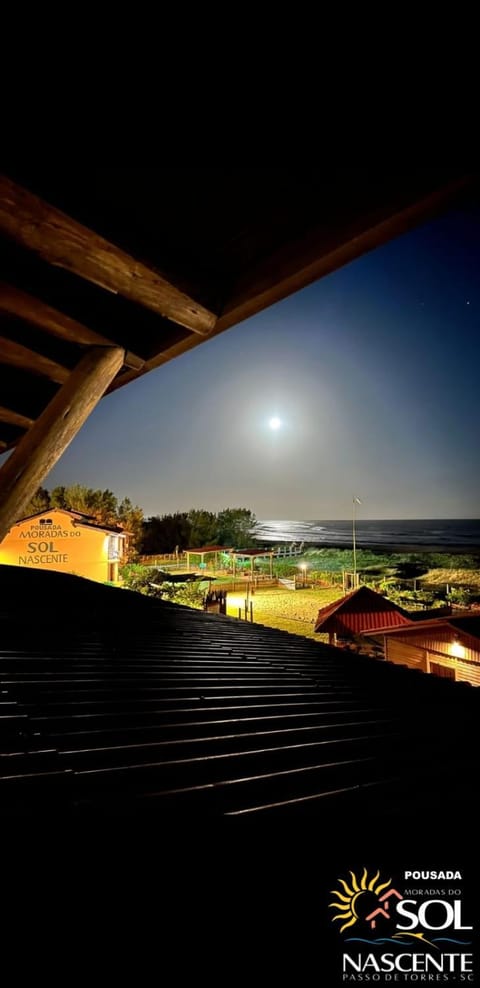 Night, Natural landscape, Sea view