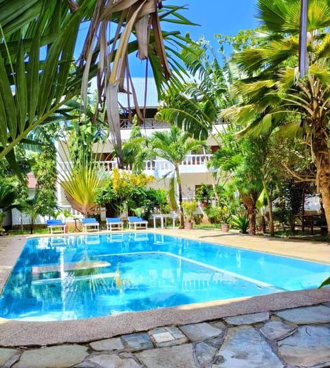 Property building, Pool view, Swimming pool
