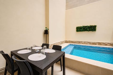 Property building, Pool view, Swimming pool