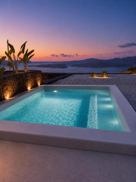 Natural landscape, Hot Tub, Sea view, Sunset