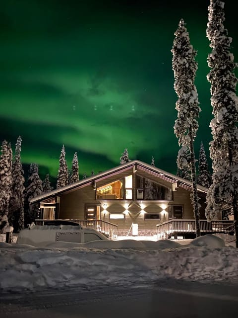 Property building, Night, Natural landscape, Winter