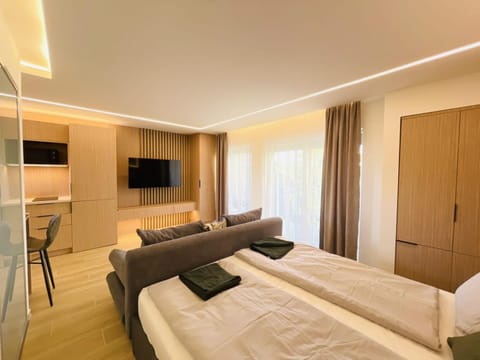 Bed, TV and multimedia, Photo of the whole room