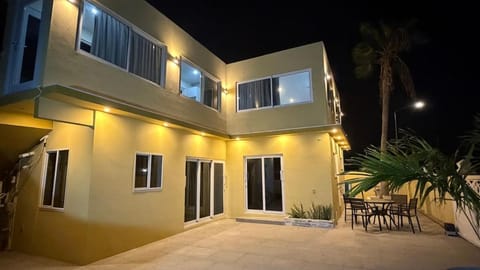 Property building, Patio, Night, Balcony/Terrace