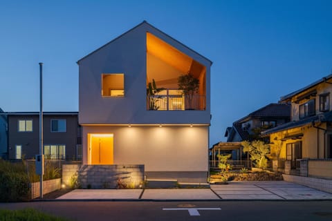 Property building, Night, Neighbourhood, Street view
