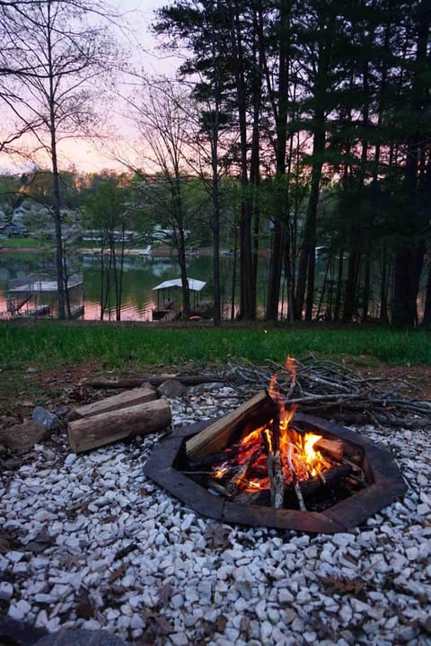 Garden view, Lake view, fireplace