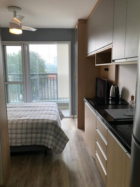 Bed, Kitchen or kitchenette, Photo of the whole room, Bedroom