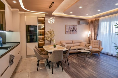TV and multimedia, Kitchen or kitchenette, Living room, Dining area, oven, air conditioner