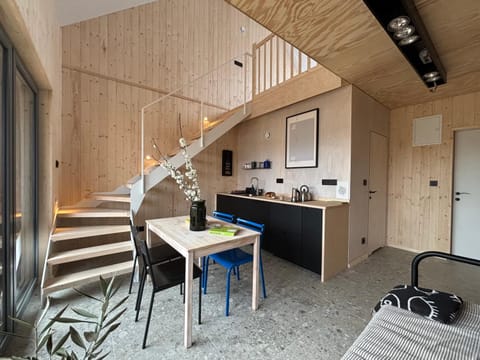 Living room, kitchen