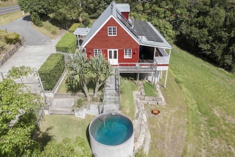 Natural landscape, Bird's eye view, Garden, Swimming pool