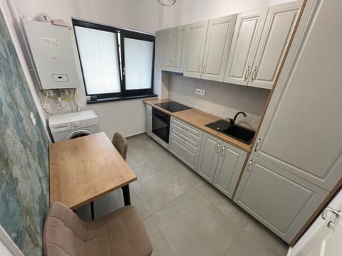 Kitchen or kitchenette, Dining area, oven, stove