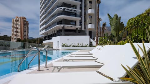 Property building, Pool view