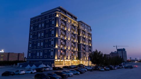 Property building, Night, Location, Parking