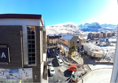 Winter, City view, Mountain view