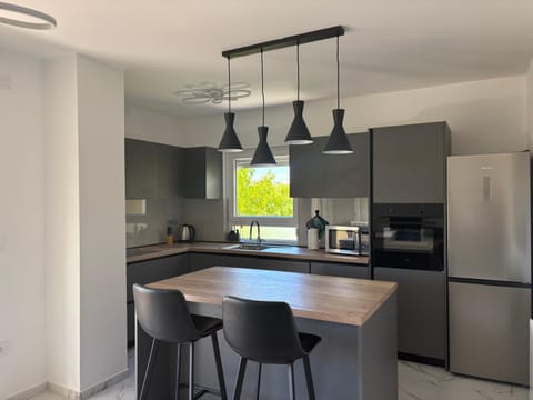 Kitchen or kitchenette, Dining area, dishwasher, oven, stove, toaster