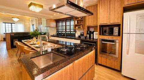 furniture, microwave, oven, stove, kitchen
