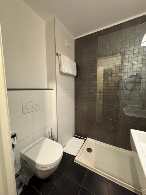 Shower, Toilet, Bathroom, towels