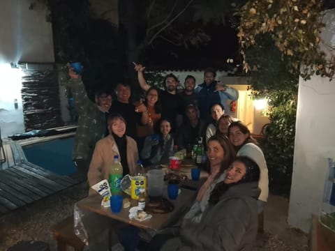 Patio, Night, People, Food, Swimming pool, Drinks, group of guests