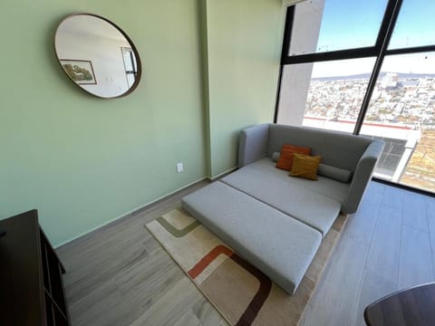 Bed, Living room, Photo of the whole room