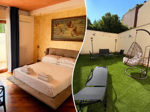 Day, Garden, Photo of the whole room, Bedroom, Garden view, sunbed