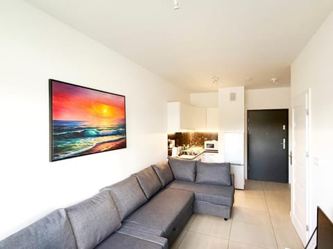 Kitchen or kitchenette, Living room, Seating area