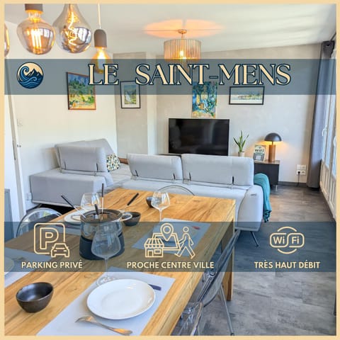 Property logo or sign, TV and multimedia, Living room, Seating area, Dining area