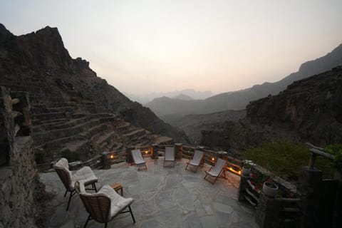 Natural landscape, Seating area, Mountain view