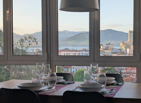 Dining area, Mountain view, Sea view