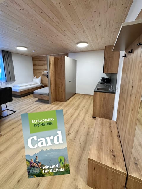 Property building, Bed, Seating area, kitchen