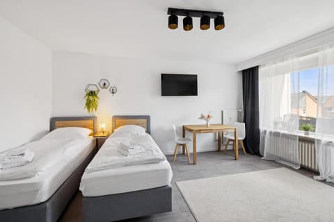 Communal lounge/ TV room, Bed, Living room, Photo of the whole room, Seating area, Bedroom