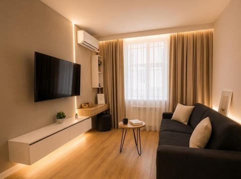TV and multimedia, Living room, Seating area, air conditioner
