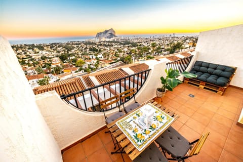 Patio, Day, Balcony/Terrace, City view, Landmark view, Sea view