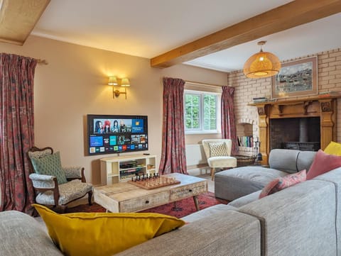 TV and multimedia, Living room, fireplace