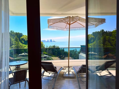Day, Neighbourhood, Natural landscape, Summer, View (from property/room), Balcony/Terrace, City view, Sea view, Location, furniture