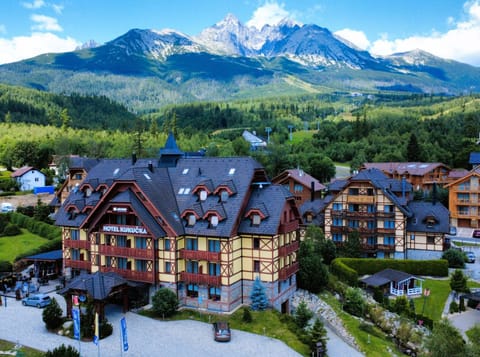 Property building, Bird's eye view, Mountain view