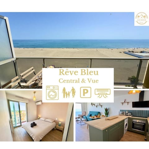 Property building, View (from property/room), Balcony/Terrace, Photo of the whole room, Sea view, kitchen