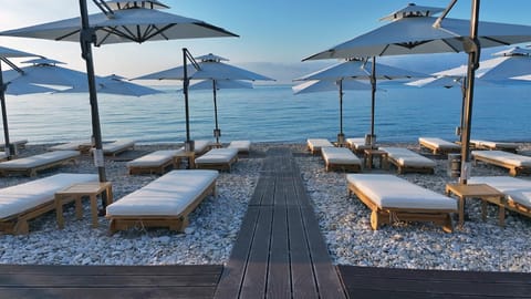 Beach, sunbed