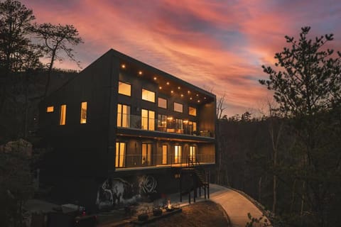 Property building, Sunset