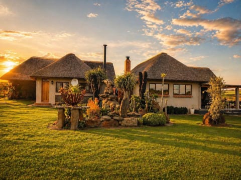 Property building, Natural landscape, Sunset